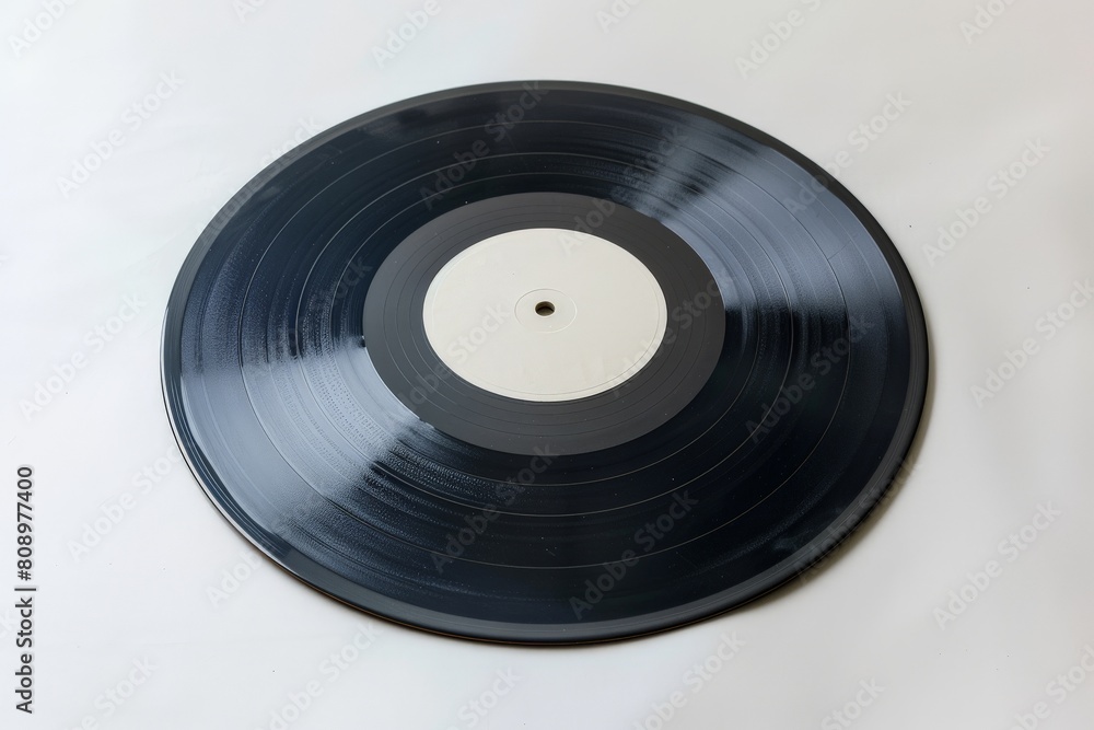 Vinyl disc on a shelf - close-up. Beautiful simple AI generated image in 4K, unique. Vinyl disc on a shelf - close-up. Beautiful simple AI generated image in 4K, unique.