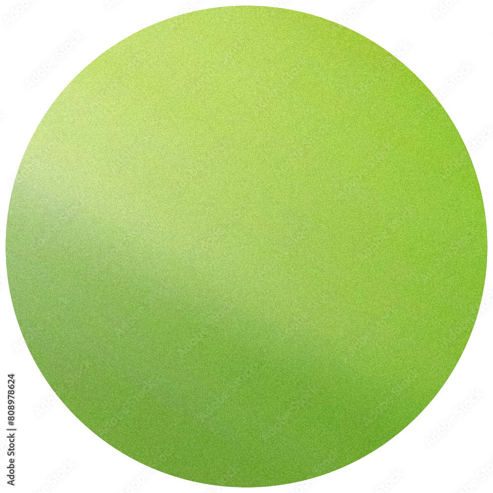 Green, grainy-textured sphere isolated on a pure white backdrop Green, grainy-textured sphere isolated on a pure white backdrop