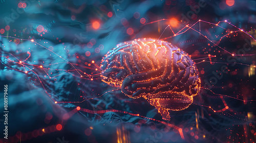 Human Brain with AI Neural Network 2