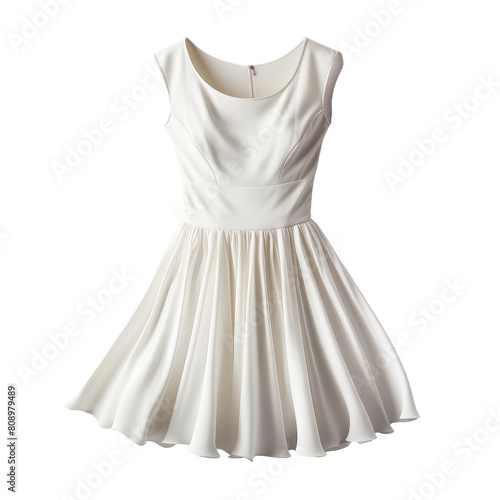 beautiful dress isolated on white