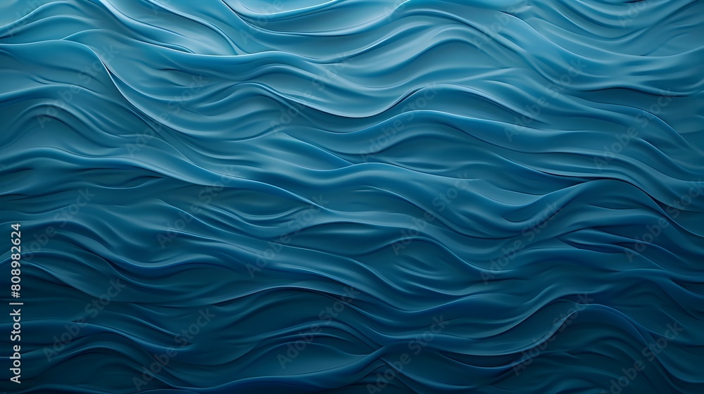 Mesmerizing Cerulean Waves of Tranquil Digital Abstraction Mesmerizing Cerulean Waves of Tranquil Digital Abstraction
