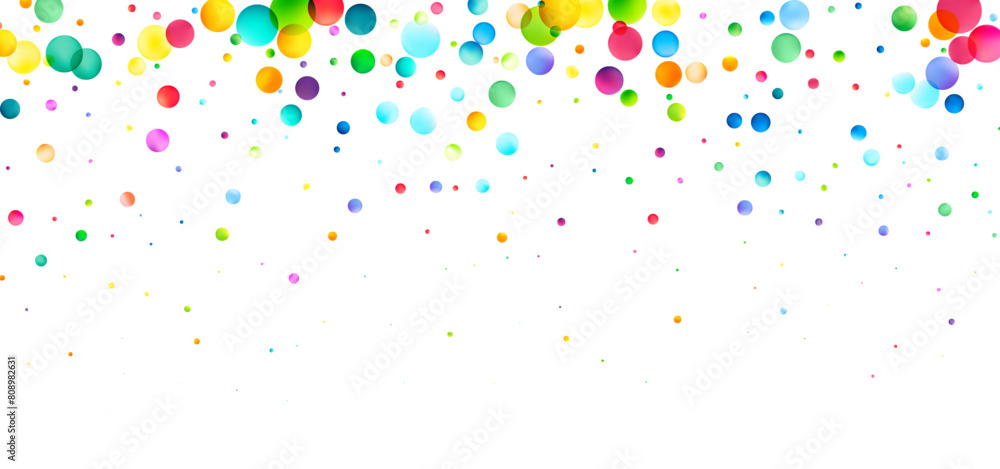 Cascade of Colorful Bubbles Cascade of Colorful Bubbles