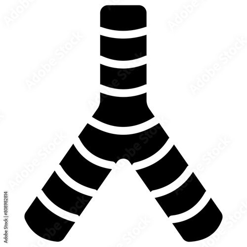 trachea solid icon