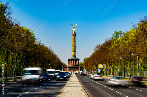 Photography Berlin, Straße des 17. Juni, view of the Victory Column