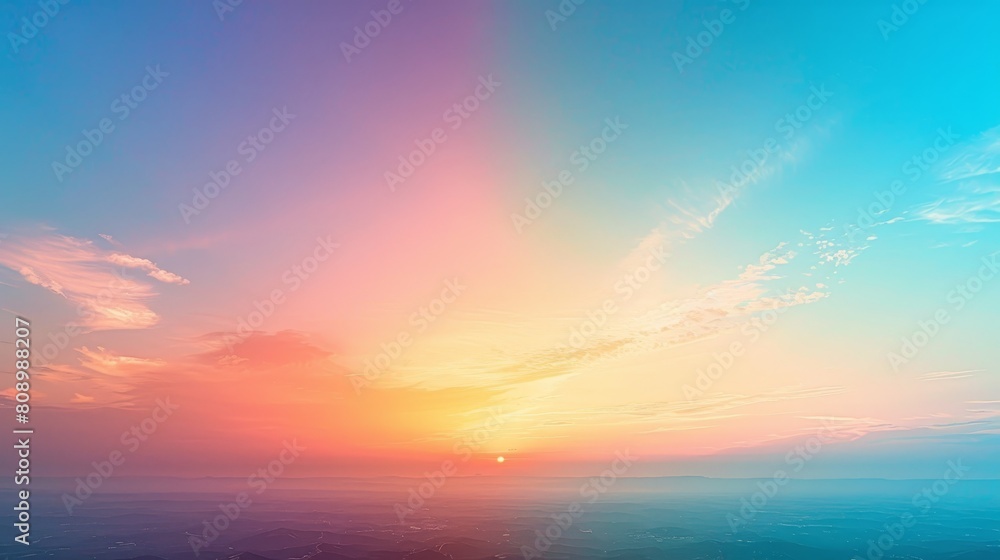 Nature Gradients Sky: A photo showcasing gradients found in natural landscapes Nature Gradients Sky: A photo showcasing gradients found in natural landscapes