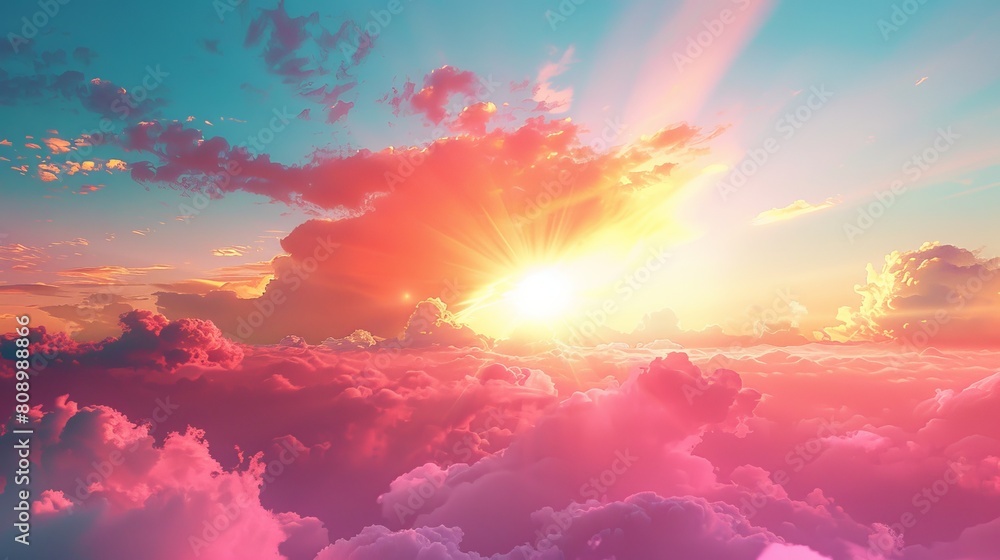 Sky Gradients Sunlight: An illustration capturing the gradient of colors in the sky created by sunlight Sky Gradients Sunlight: An illustration capturing the gradient of colors in the sky created by sunlight