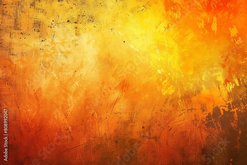 vibrant orange and yellow textured background with grungy noise effect retro abstract design 8