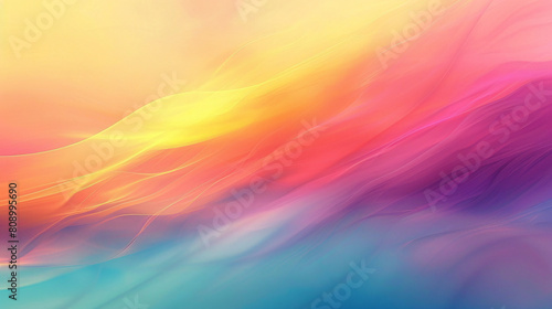 Abstract background with smooth gradient color blends. Soft transitions and subtle blur effect for a gentle and calm aesthetic. Gradient color blends for abstract art. Smooth transitions and soft hues