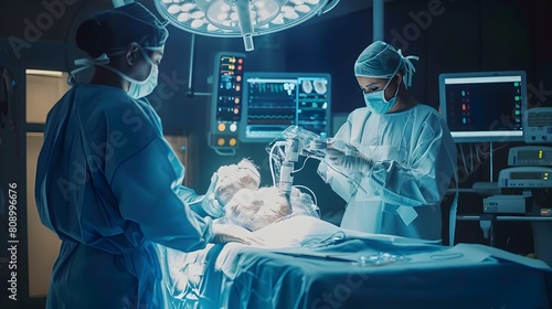 Advanced Robotic Medical Intervention in High-Tech Operating Room