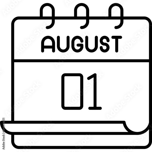 August 1 Icon