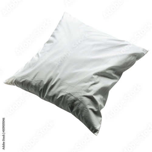 Blank pillow bag mockup isolated on white background. Vector illustration ready and simple to use for your design.