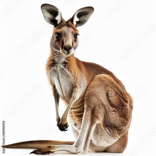 Realistic Kangaroo vector. vector for greeting cards, printing and other design projects.