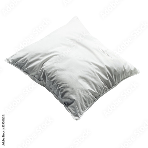 Blank pillow bag mockup isolated on white background. Vector illustration ready and simple to use for your design.