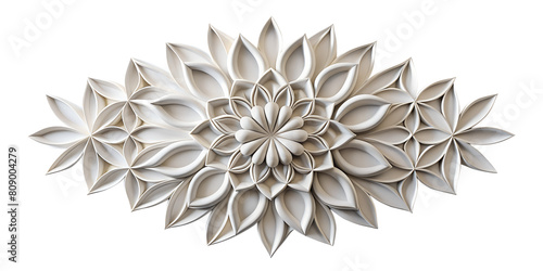 wall decor 3d isolated on a translucent background. ai generative