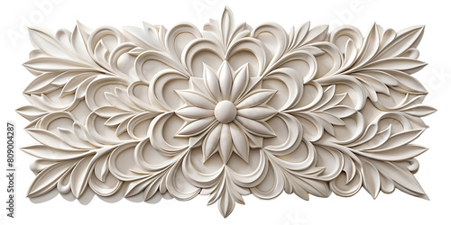 wall decor 3d isolated on a translucent background. ai generative
