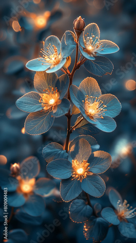 Glowing flower