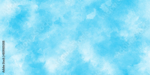  Aquarelle paint paper textured canvas element for text design, Sky blue Aquarelle paint paper textured canvas element, Stain artistic vector used as being an element, design and card. 