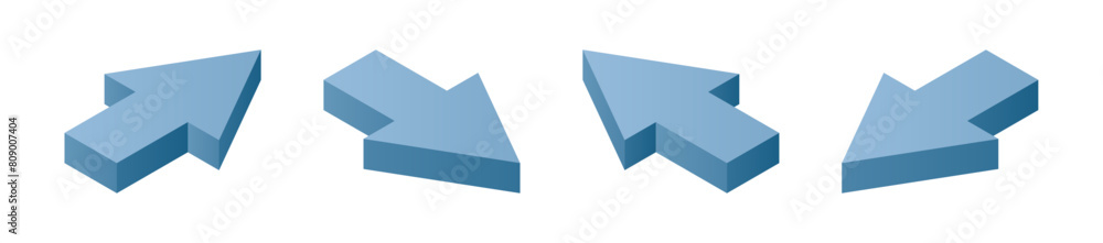 Set of isometric pointer. Computer mouse cursor. Set of isometric pointer. Computer mouse cursor.