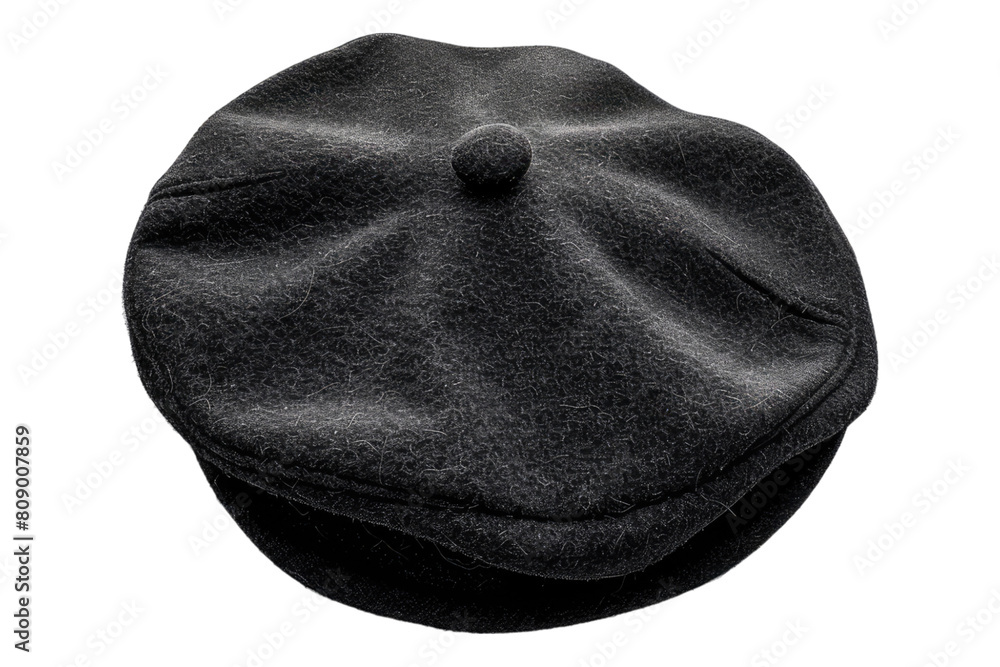 Elegance beret isolated on transparent background Elegance beret isolated on transparent background