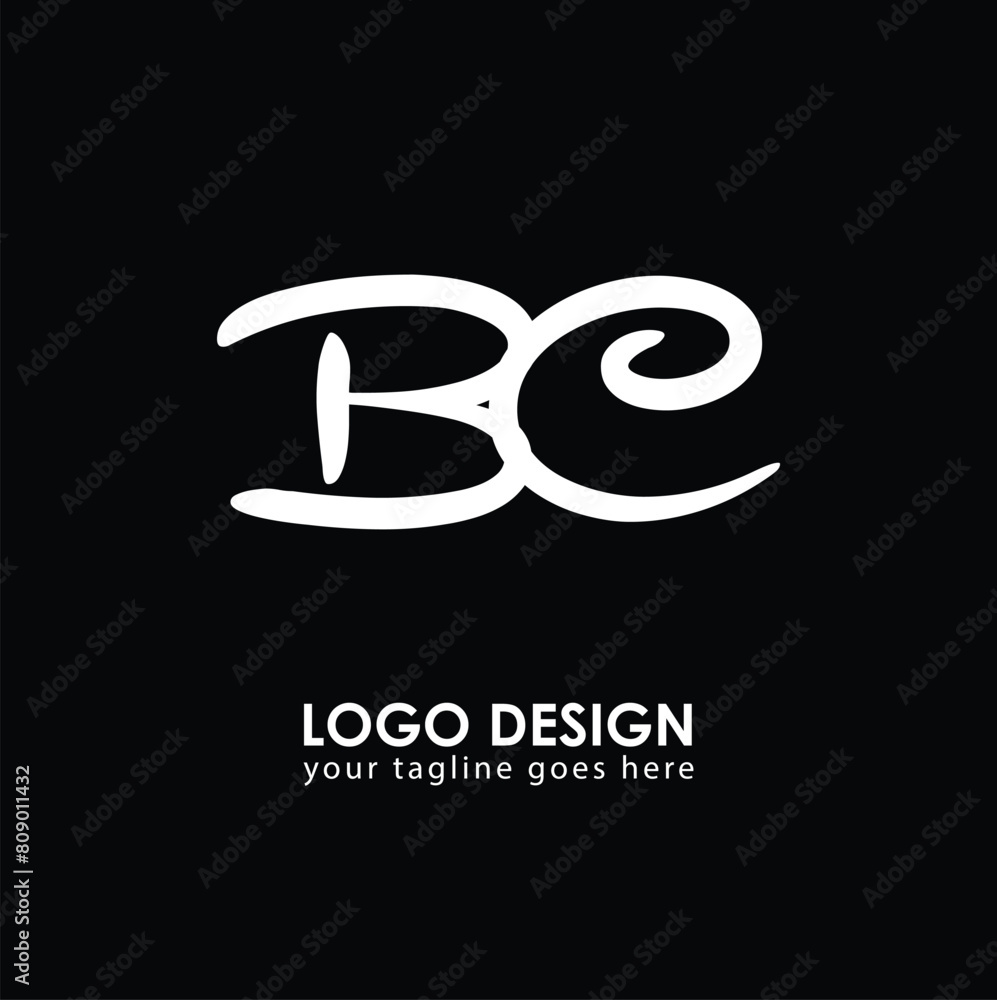 BE BC Logo Design, Creative Minimal Letter BC BE Monogram BE BC Logo Design, Creative Minimal Letter BC BE Monogram