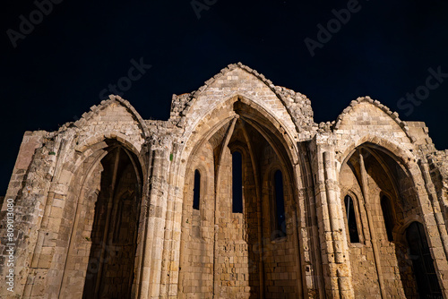 Church of the Virgin Mary of the Burgh in Rhodes, Greece.