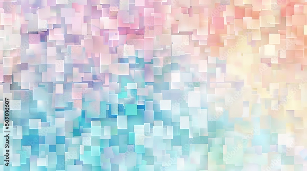 abstract digital mosaic infused with a spectrum of pastel shades abstract digital mosaic infused with a spectrum of pastel shades