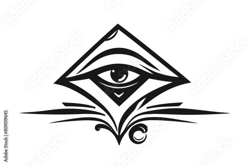 Eye Of Ra symbol Egypt illustration