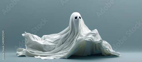 Ethereal Ghost Shrouded in Mystical Veil of Otherworldly Presence