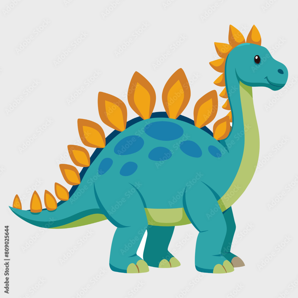 Dinosaur design over gray background, vector illustration Dinosaur design over gray background, vector illustration