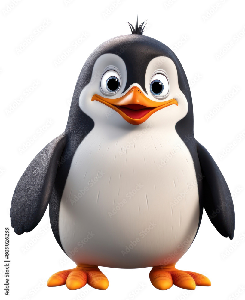 Fototapeta premium PNG Penguin bird cartoon animal