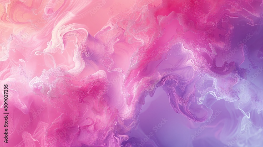 Obraz premium Różowe i fioletowe tło z dużą ilością spiralnych wzorów