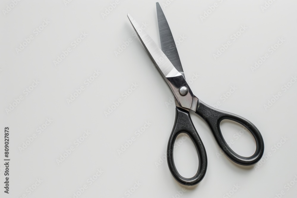 In order to advertise stainless steel scissors interestedly and effectively, they are placed on a white tone color floor. In order to advertise stainless steel scissors interestedly and effectively, they are placed on a white tone color floor.