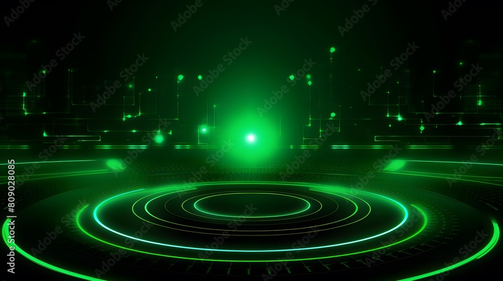 green Abstract technology background circles digital hi-tech technology design background. concept innovation. vector illustration
green Abstract technology background circles digital hi-tech technology design background. concept innovation. vector illustration