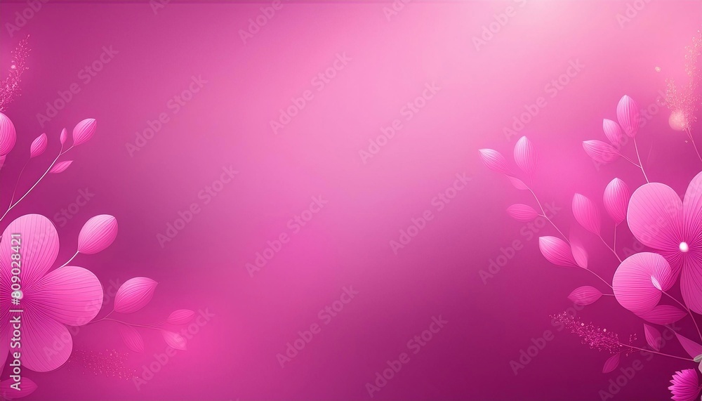 Abstract pink floral background with elegant flower designs and soft lighting effects