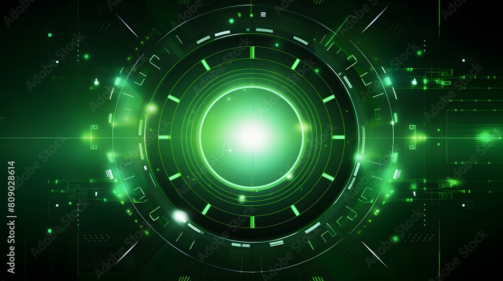 green Abstract technology background circles digital hi-tech technology design background. concept innovation. vector illustration
green Abstract technology background circles digital hi-tech technology design background. concept innovation. vector illustration