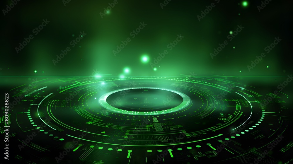 green Abstract technology background circles digital hi-tech technology design background. concept innovation. vector illustration
green Abstract technology background circles digital hi-tech technology design background. concept innovation. vector illustration