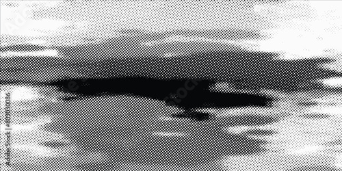 Noise grain background, pointillism dots gradient or dotwork pattern, vector stipple effect