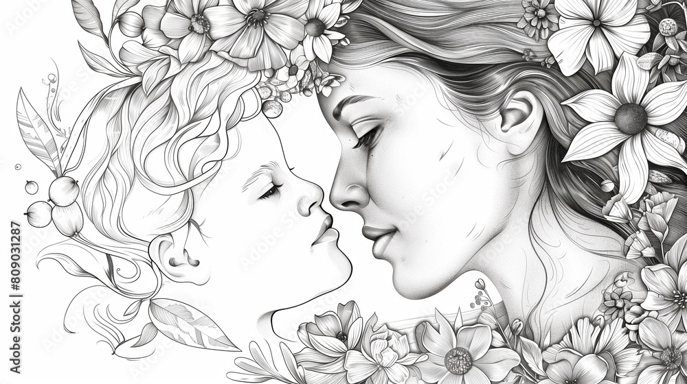 Mother´s day illustration Mother´s day illustration