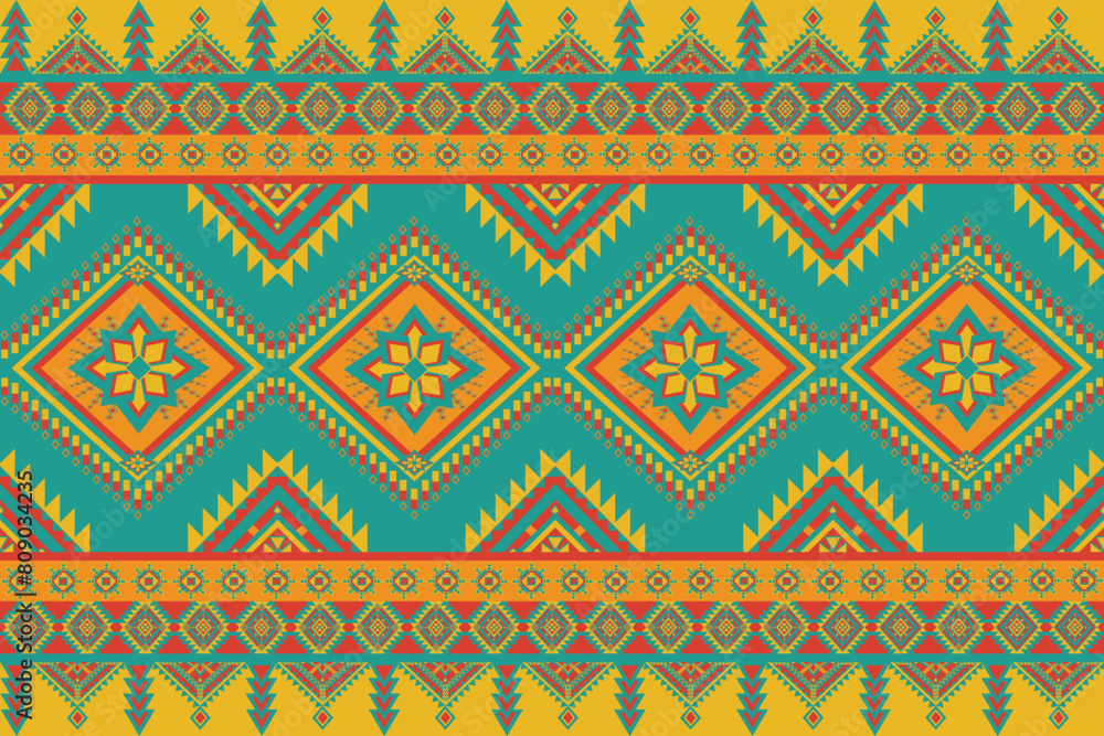 Navajo Indian Geometric seamless pattern, Ethnic, Native American tribal fabric, abstract, vector, Aztec, illustration design Navajo Indian Geometric seamless pattern, Ethnic, Native American tribal fabric, abstract, vector, Aztec, illustration design