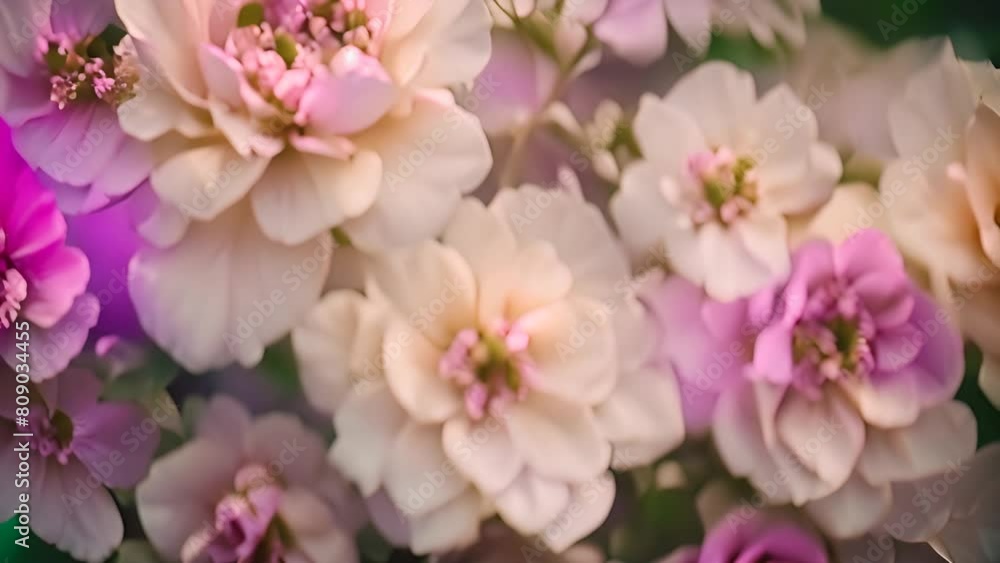 Bunch of Pink Flowers Generative AI Bunch of Pink Flowers Generative AI