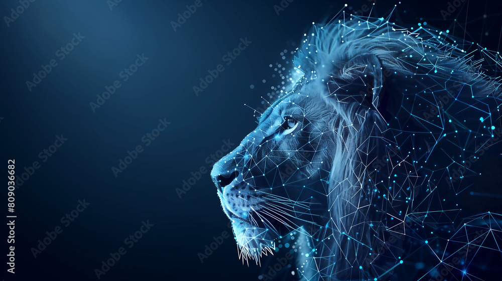 Low Poly Wireframe Wildlife: Digital Concept Design Low Poly Wireframe Wildlife: Digital Concept Design