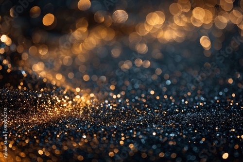 Elegant Gold Glitter Particles Texture