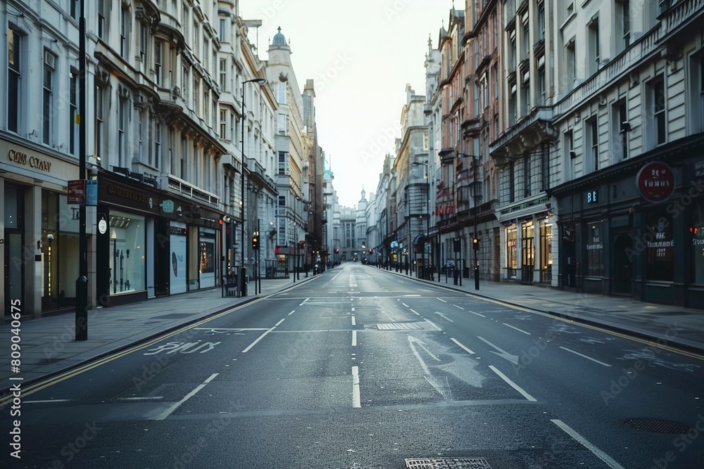 closed streets quarantined by coronavirus