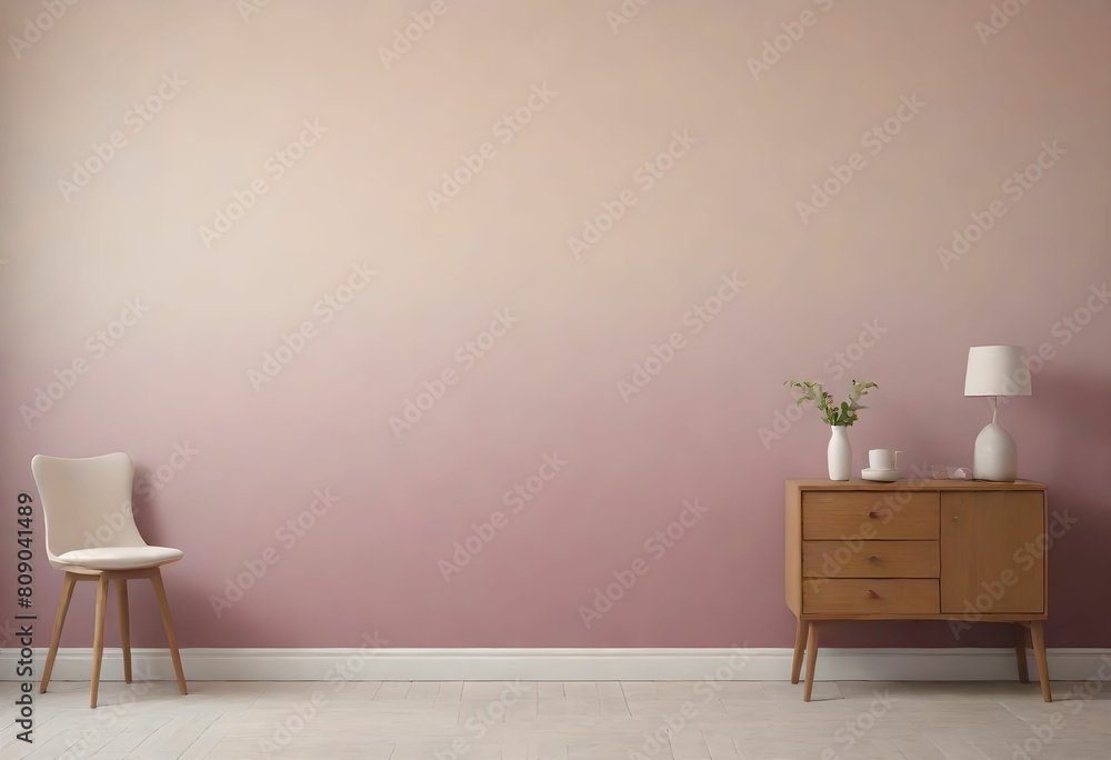 Home design: interior of a room with a chair. 3D rendering Home design: interior of a room with a chair. 3D rendering