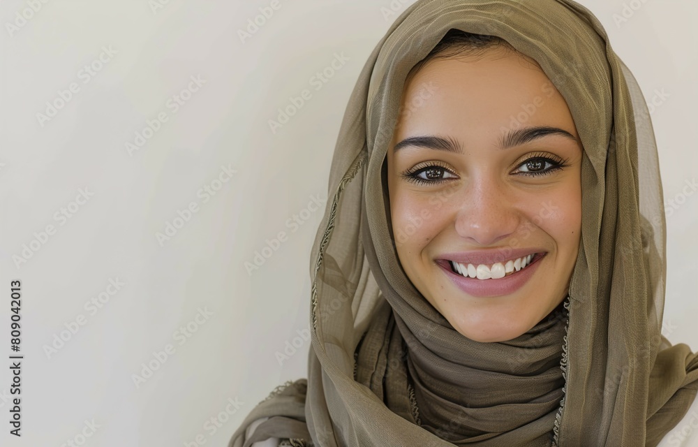 Modern Stylish and Happy Muslim Woman Modern Stylish and Happy Muslim Woman