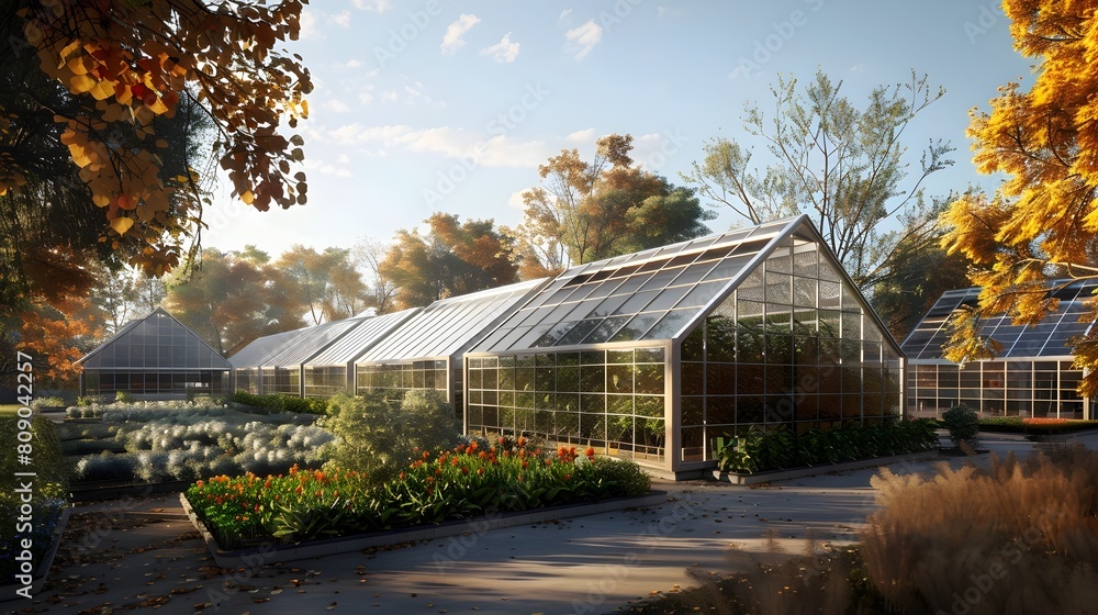 Urban Farming's Sustainable Future: Renewable Energy-Powered 3D Greenhouses