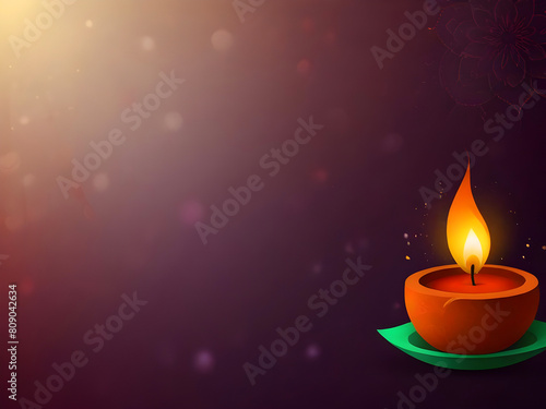 Happy Diwali Festival And Beautiful abstract background.