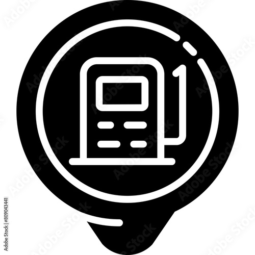 Gas Station Location Icon