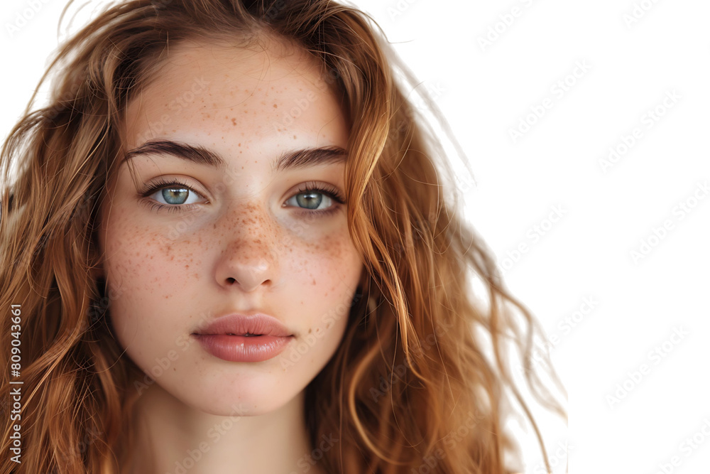 Pretty young woman at studio on isolated transparent background Pretty young woman at studio on isolated transparent background