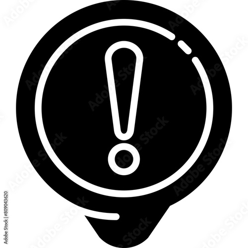 Warning Location Icon